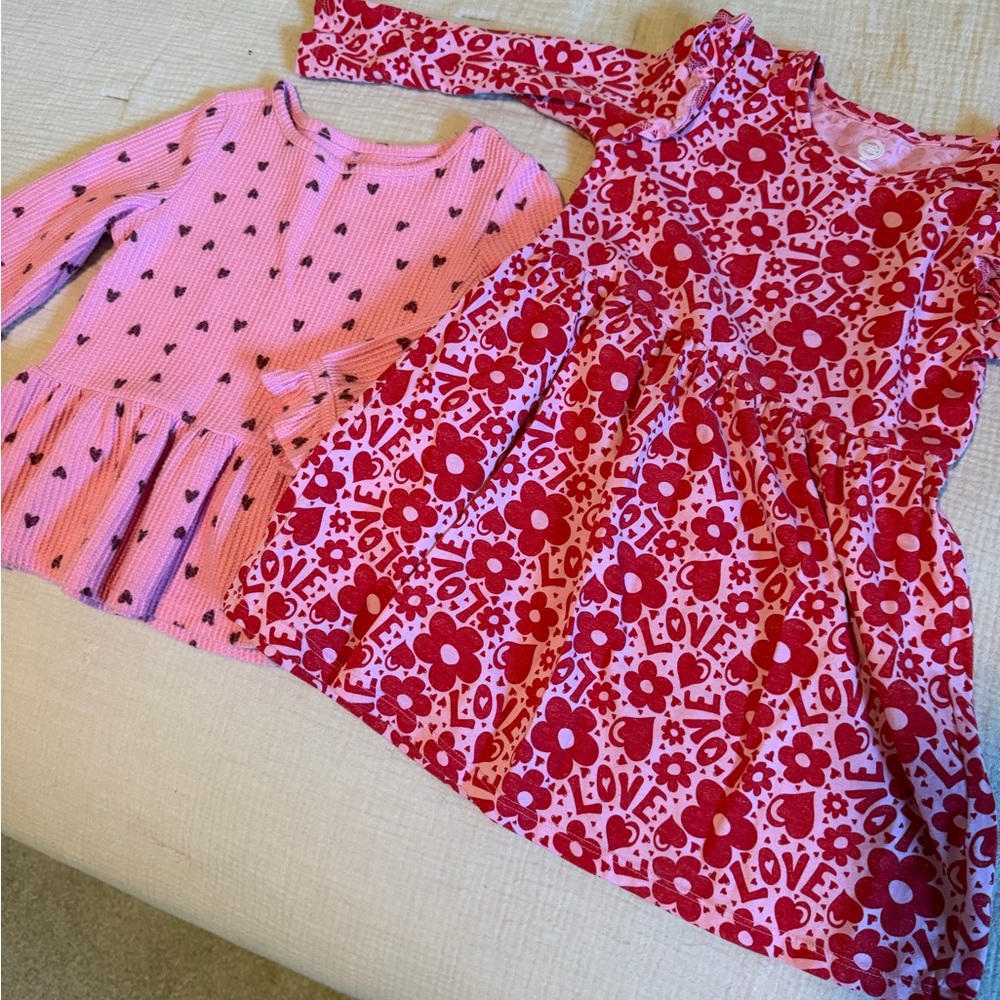 4T Valentine’s bundle -  shirt and dress
